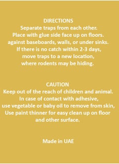 Goodbye Ultra Power Adhesive Baited Glue Trap 6 x 2 Traps  - Image 3