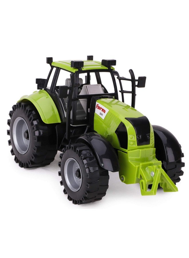 Toyland Friction Powered Farm Tractor With Opening Bonnet Red Green Blue Or Pink (Green) - Image 4