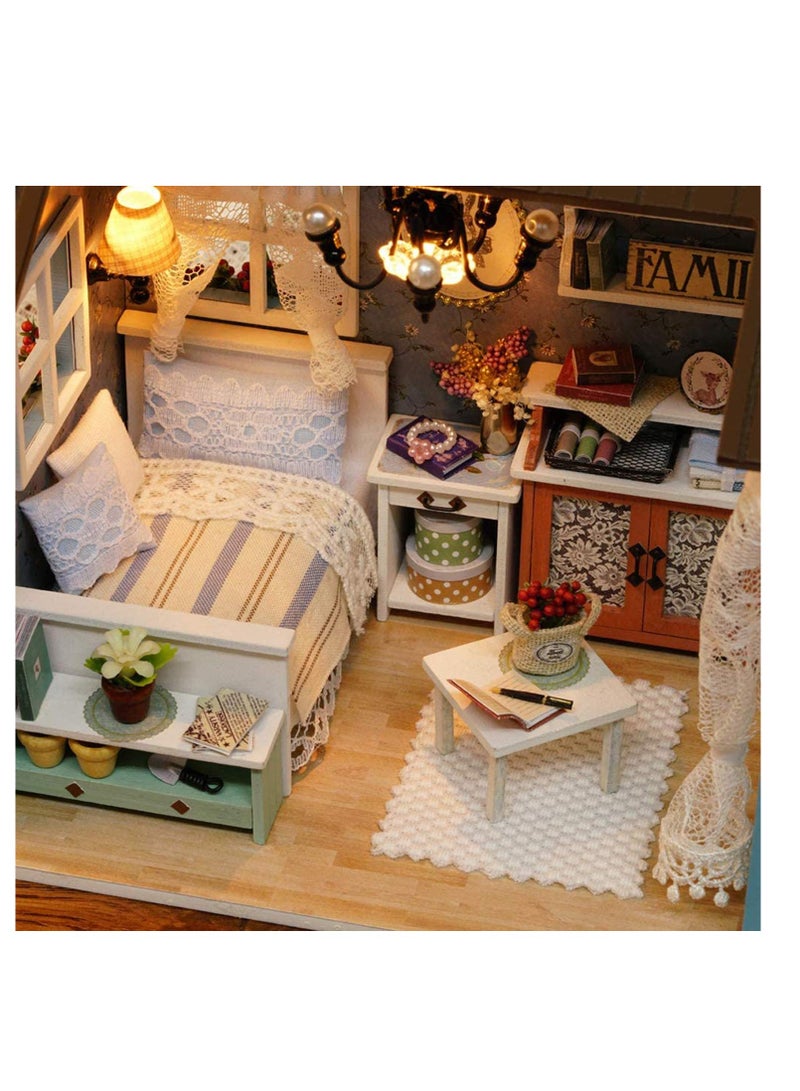طقم منزل دمى باربي المصغر DIY مع الأثاث والملحقات للأطفال - هدية مثالية للأولاد والبنات - Image 2