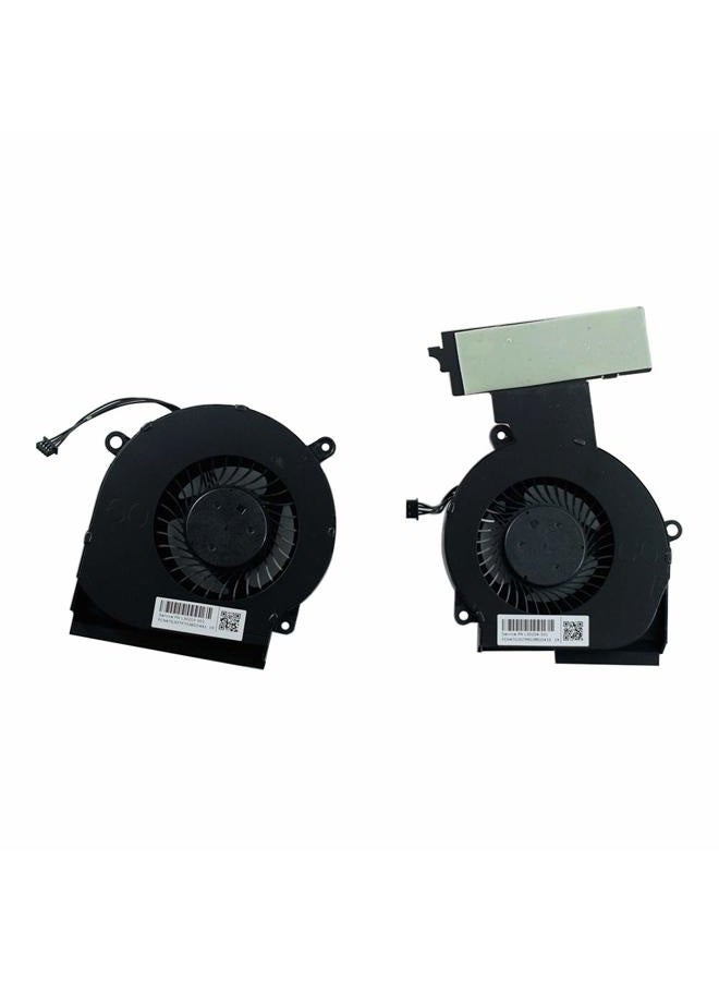 Rangale CPU&GPU Cooling Fan for HP Omen 15-DC 15-DC0013TX 15-DC0004TX 15-DC0005TX 15-DC0007TX 15-DC0011TX 15-DC0123TX 15-DC0153TX Series Laptop L&R Cooler L30204-001 L29354-001 NFB75A05H-007 FSFA18M - Image 1