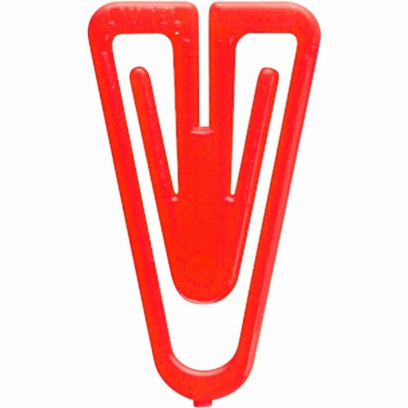 Plastiklips Paper Clips Medium Size 500 Pack ASSORTED Colors (LP-0300)