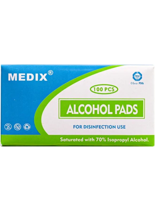 Generic Alcohol Swabs 65X30Mm 100 Pcs