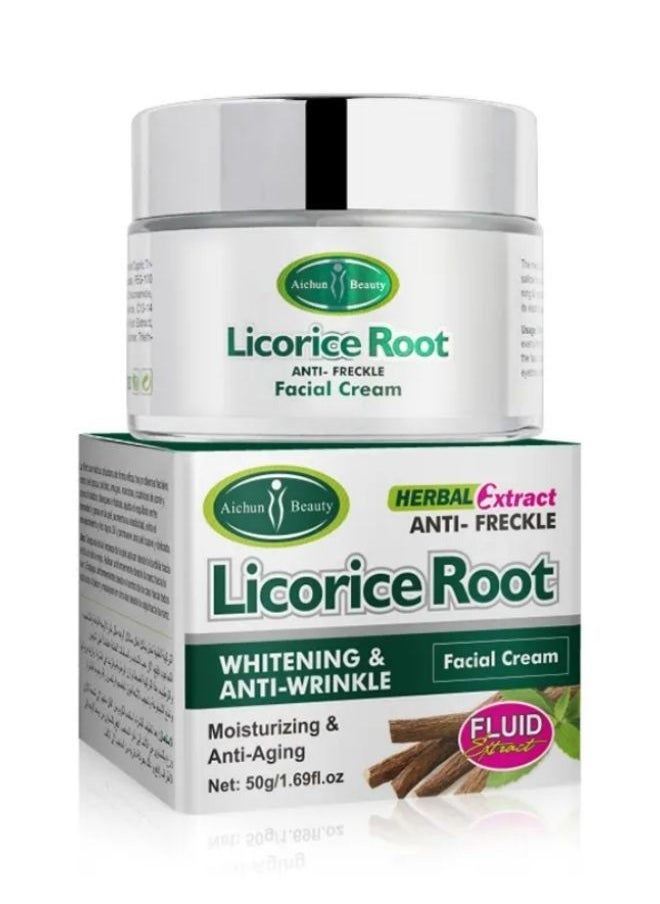 Aichun beauty Products Organic Natural Skin Care Set Licorice Root Serum Extract Brightening Rejuvenating Set Skincare  - Image 4