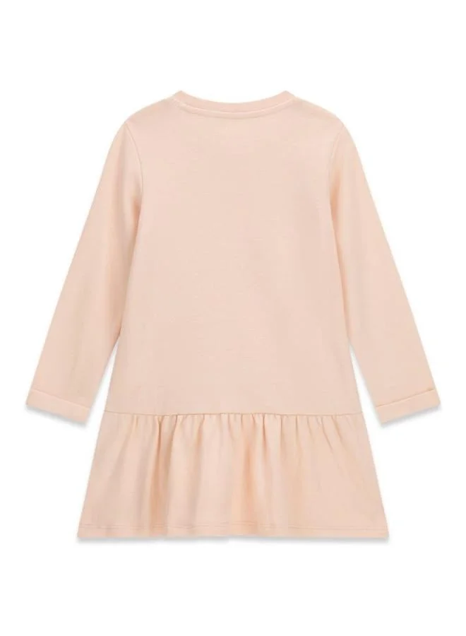 Guess Blush Breeze Kids Long Sleeve Sleeves Interlock Dress for Women | Best Price UAE