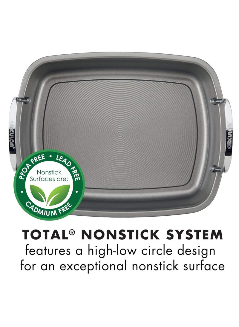 Circulon Nonstick Ultra-lasting Roasting Pan / Roaster with Rack 39.5x30.5x6.5 cm  - Image 5