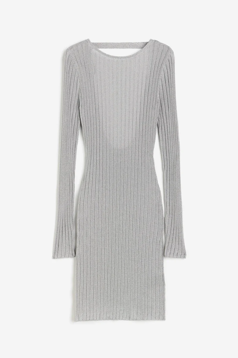 H&M Shimmering open-back dress