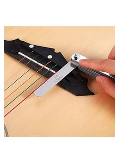 PROMASS Stainless Steel Guitar Feeler Gauge Spark Plug Gauge Dual Marked Metric Imperial Gauge Width Thickness Gauge Gap Measuring Tool  - Image 3