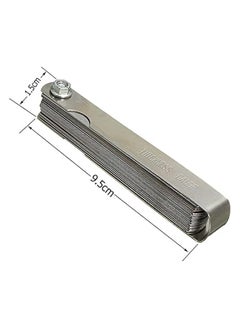 PROMASS Stainless Steel Guitar Feeler Gauge Spark Plug Gauge Dual Marked Metric Imperial Gauge Width Thickness Gauge Gap Measuring Tool  - Image 4