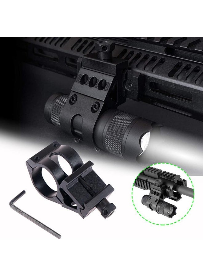 Generic 1Pair Tactical 25.4Mm Quick Release Offset Flashlight Scope Mount 20Mm Rail 45 Degree Sight Mount Hunting Accessories - Image 2