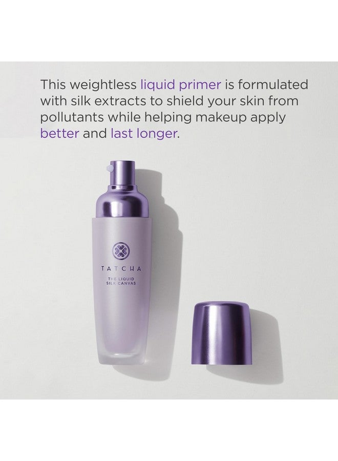 TATCHA Liquid Silk Canvas Weightless Oilfree Liquid Silk Face Primer 30 Ml 1 Oz  - Image 4