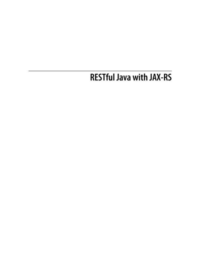 RESTful Java with JAX-RS - Image 3