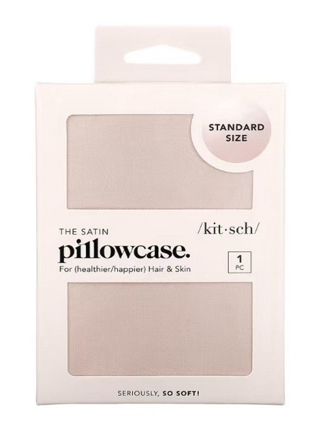 Kitsch - The Satin Pillowcase Standard Size Blush 1 Piece - Image 1