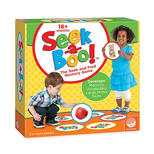 MindWare Seek-a-Boo Seek and Find Memory Game and Toddler Flash Cards Matching Game - Image 1