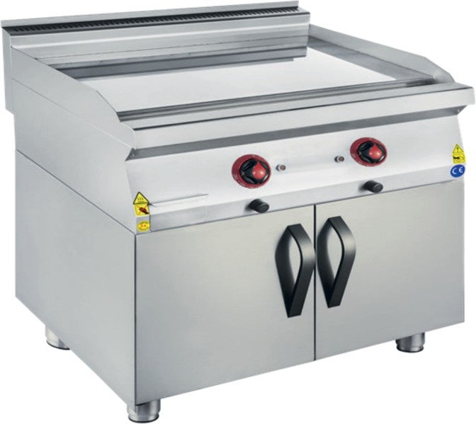 CSA Inox Karacasan Industrial 900 Series Electric Flat Plate Grill with Cabinet 
