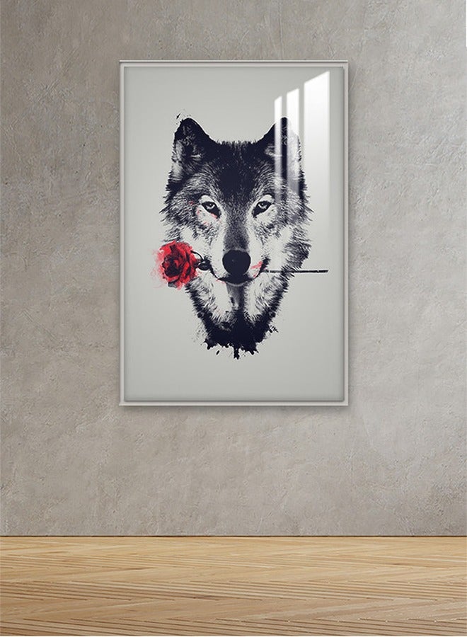 Marktna Decorative Wall Art Painting 120X80Cm With An Abstract Design Black Frame And A Transparent Acrylic Layer 0.5Kg - Image 1