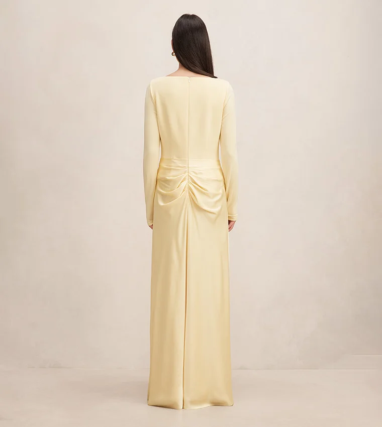 فورايفر نيو Briella Boat Neck Drape Maxi
