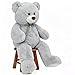 Toys Studio Giant Teddy Bear Stuffed Animal 36 inch Plush Bear Toy for Girlfriend Girls Kids Gifts Chrsitmas Valentines Day Birthday Baby Shower Decorations Grey - Image 4
