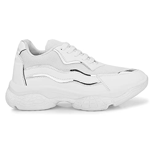 Amico Women's & Girls Sneakers Casual Shoes White - Image 2