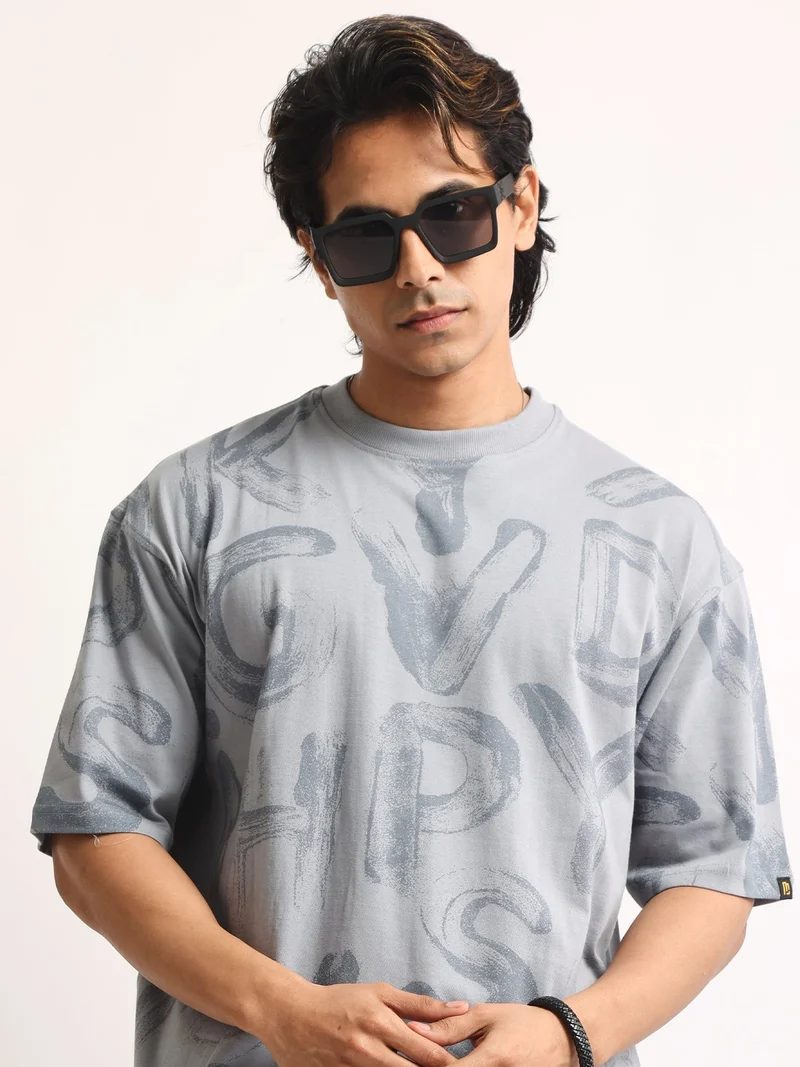 مانياك Maniac Mens Color Block Round Neck Half Sleeve Hunter Green and Cream Cotton Tshirt