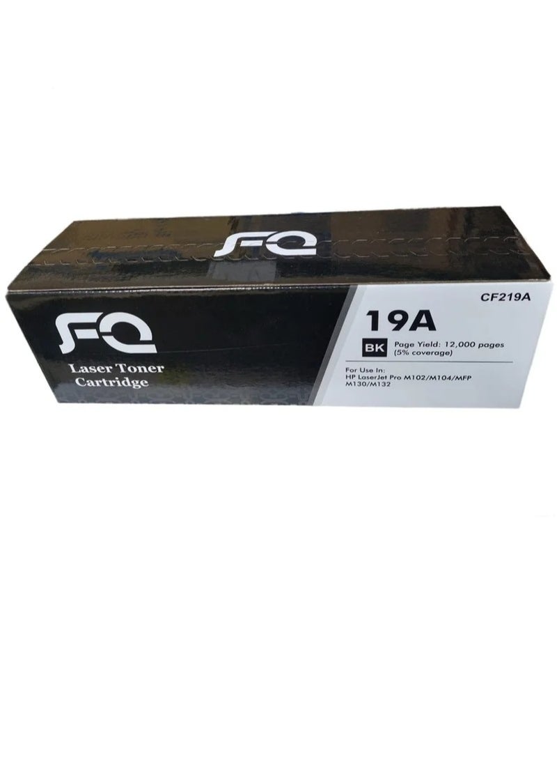 19A CF219A Toner Cartridge Drum Compatible with HP LaserJet Pro M102 M102a M102w M130 M130a M130fn M130fw M130nw M132 M132a M132fn M132fp M132fw Printer M132n w M132sfnw M132snw (Black)
