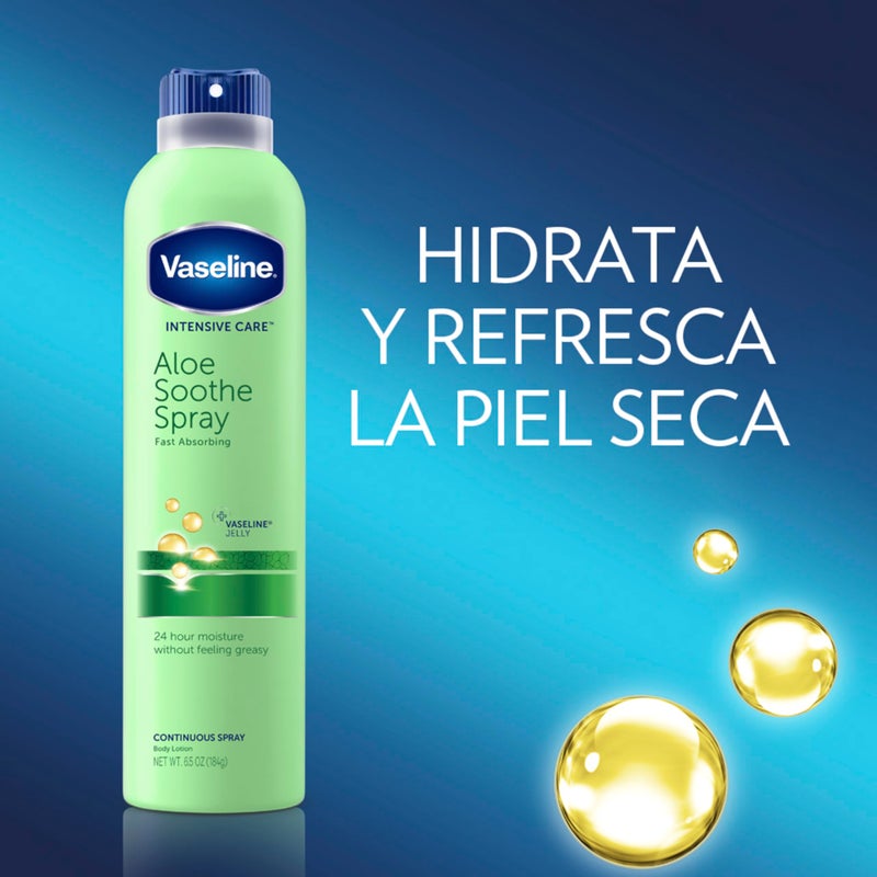 VaselineÂ® Intensive Careâ„¢ Aloe Soothe Spray, 6.5 Oz - Image 4