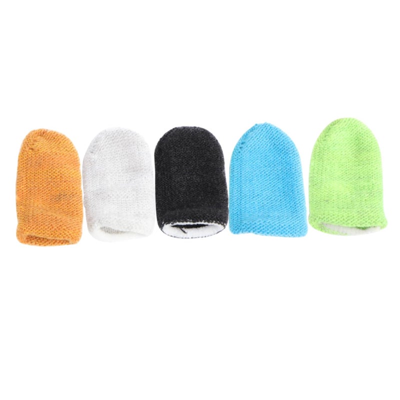 5Pcs Sweatproof Finger Covers For Mobile Gaming Comfortable Lightweight Spandex Sleeves - Image 2