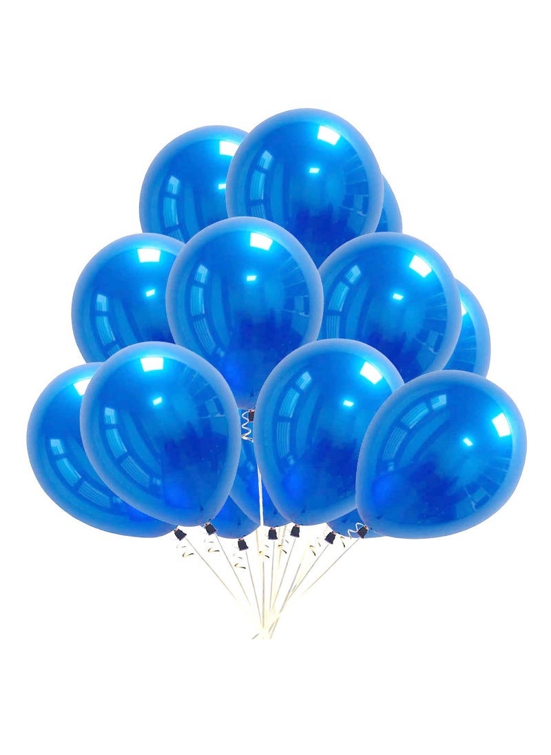 بارتي فن بالون معدني 12 بوصة لون أزرق 40 قطعة - Image 1