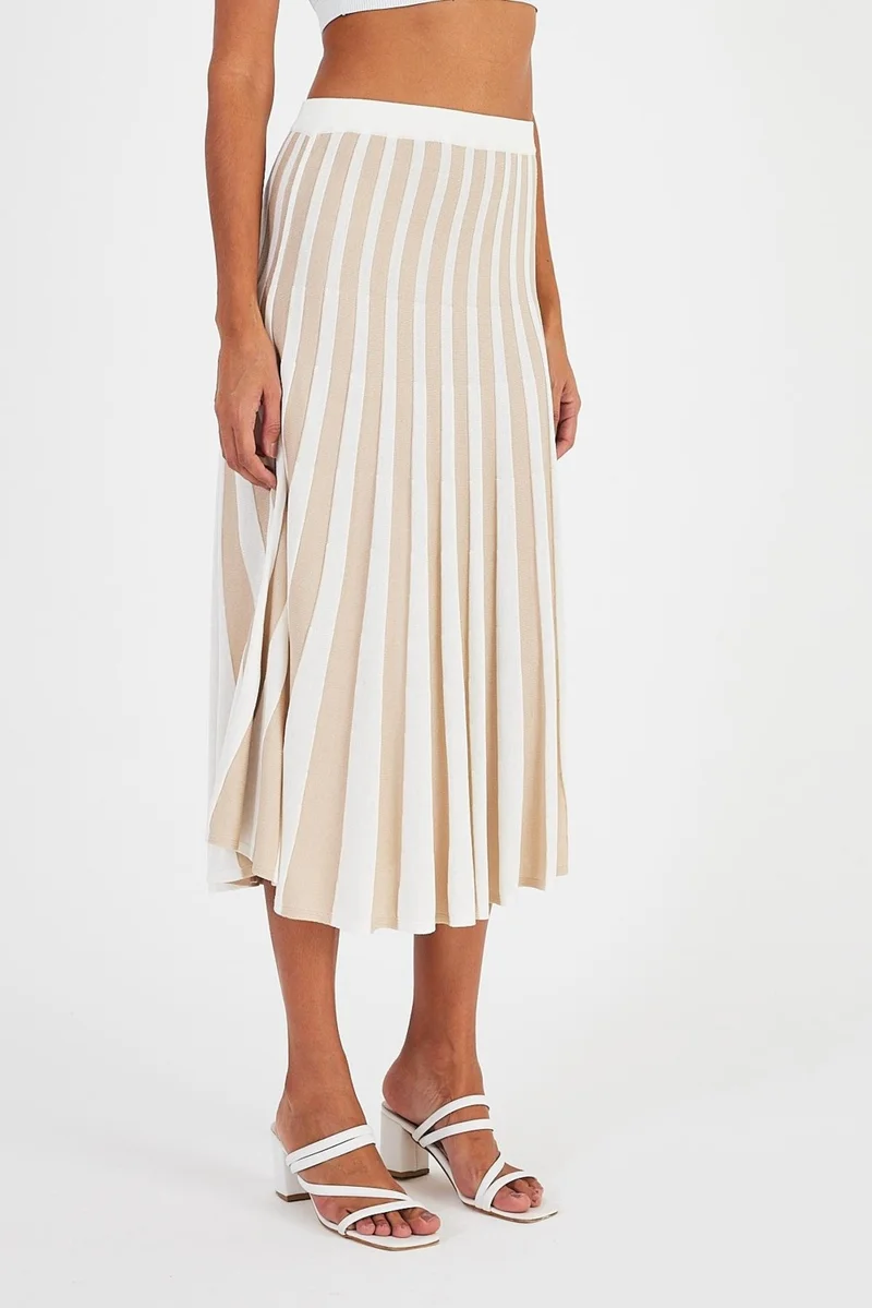 الكسندر جاردي Pleated Knitwear SKIRT(A92496-S)