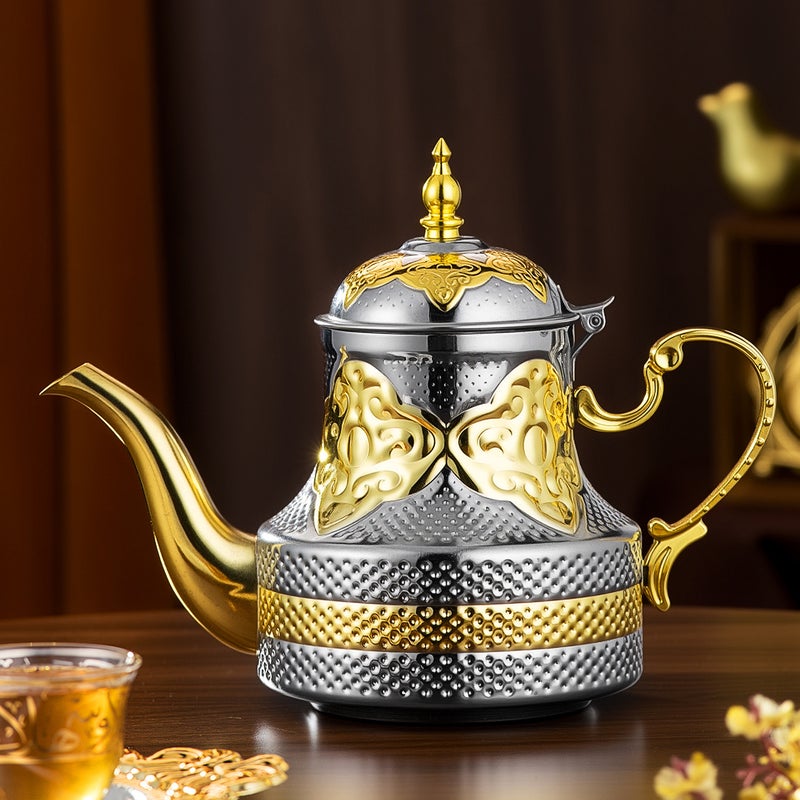 إبريق 1.2 لتر مربعات دقيقة ذهبي مزدوج - Image 5