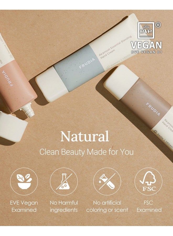 فروديا كريم اليدين الأساسي من فروديا ري: بروست ترابي | منتجات كورية للعناية بالبشرة والجمال للنساء والرجال | منتجات العناية بالبشرة والجسم ومستحضرات التجميل بحجم السفر كريم اليدين للأيدي الجافة 1.76 أونصة سائلة - Image 2