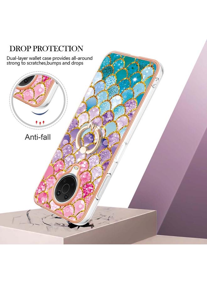 S-TOP Case For Nokia G20 / G10 Electroplating IMD TPU Phone Case with Ring - Image 2