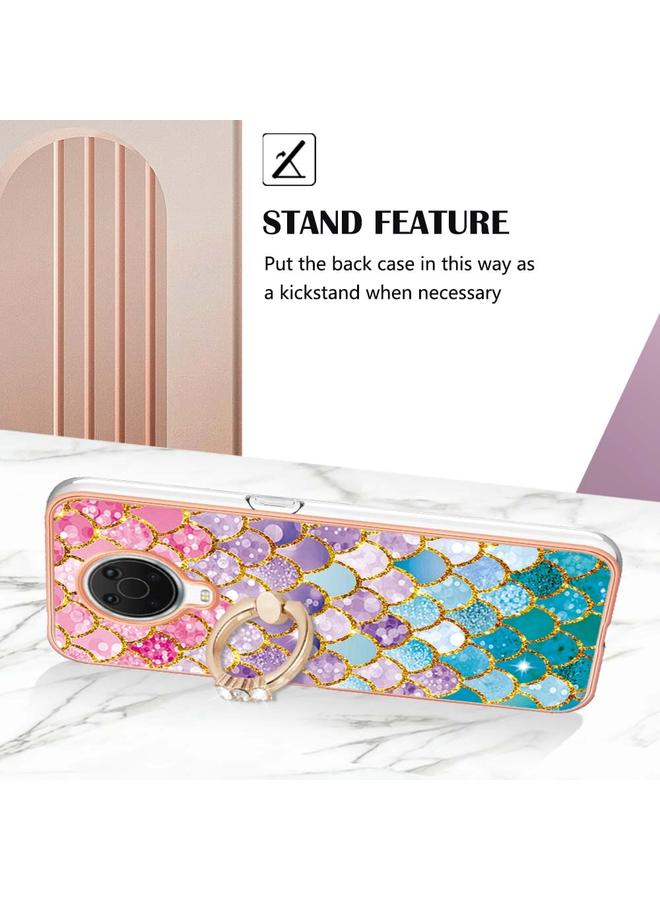 S-TOP Case For Nokia G20 / G10 Electroplating IMD TPU Phone Case with Ring - Image 3