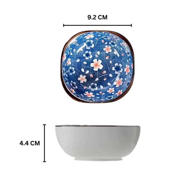 FS COOL Ceramic Breakfast Bowl Set, Adult Eating Bowl, Porcelain Dinner Bowl,Dishwasher Safe and Microwave Safe, Amazing Bowl for Salad, Dessert, Soup, Pasta, Appetizer (Set of 2, Random Pattern) - Image 2