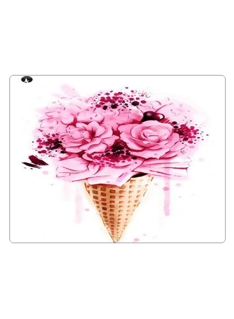 RKN Printed Anti-Slip Gaming Mouse Pad Pink/Brown/White