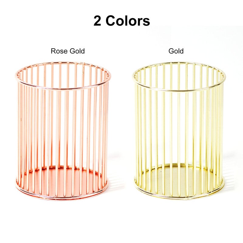 Metal Nail Pen Holder Makeup Brushes Stand Eyebrow Pen Lipsticks Lip Gloss Holder Nail Art Painting Pen Rack Organizer Nail Tool - Image 5