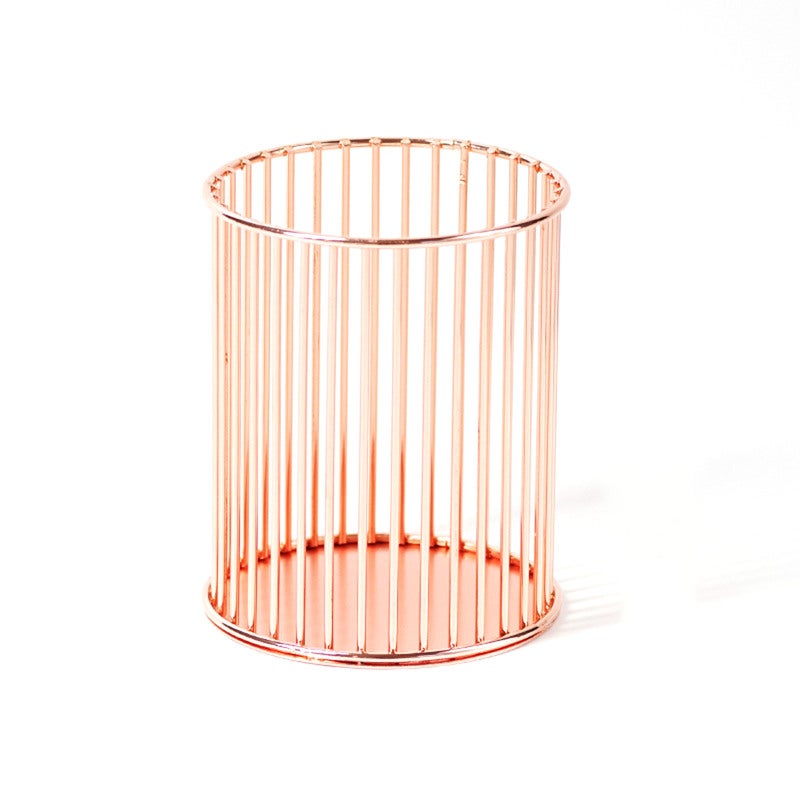 Metal Nail Pen Holder Makeup Brushes Stand Eyebrow Pen Lipsticks Lip Gloss Holder Nail Art Painting Pen Rack Organizer Nail Tool - Image 1