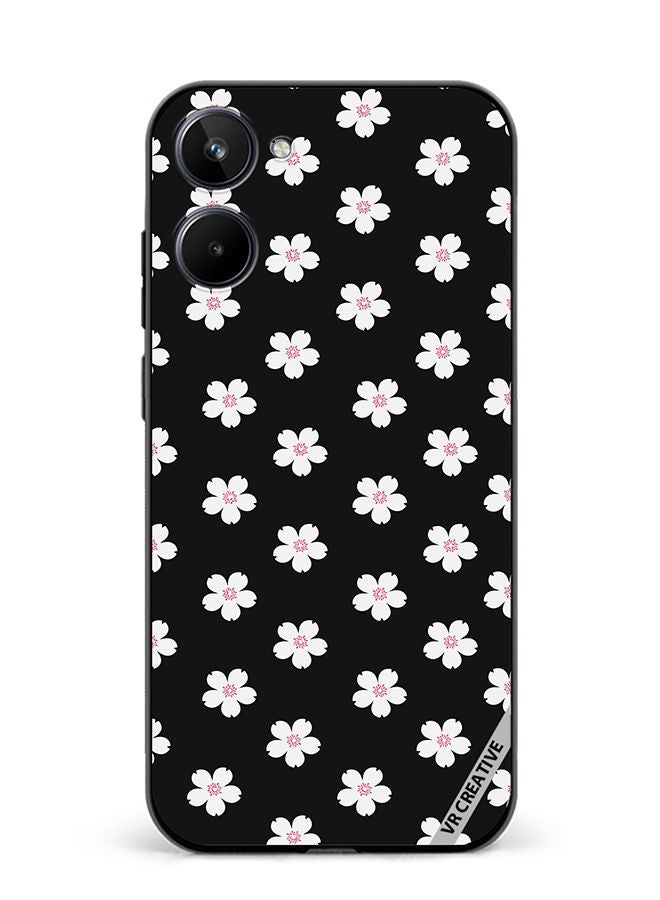VR CREATIVE Protective Case Cover For Realme 10 Flower Design Multicolour - Image 1