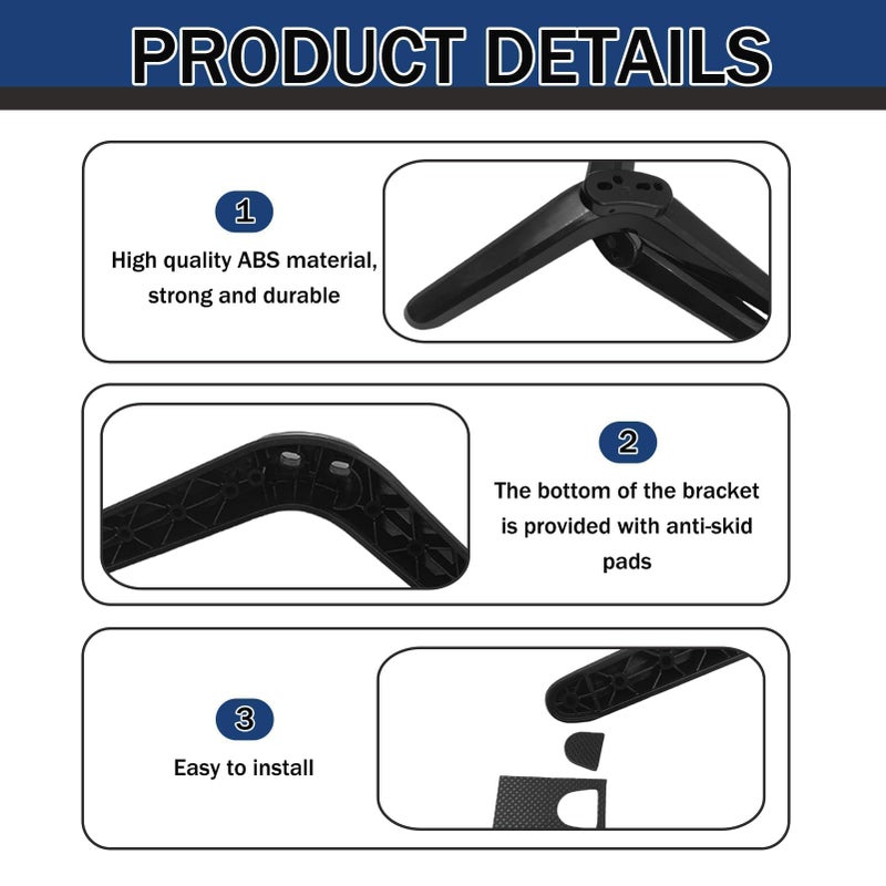 Duoxiate TV Pedestal Feet Stand Mount, Universal Replacement TV Stand Base Legs, Table Desk Pedestal TV Stand Feet Legs, TV Legs for Most TCL 32in/40in/49in/50in/55in TVs, Screws Included - Image 4
