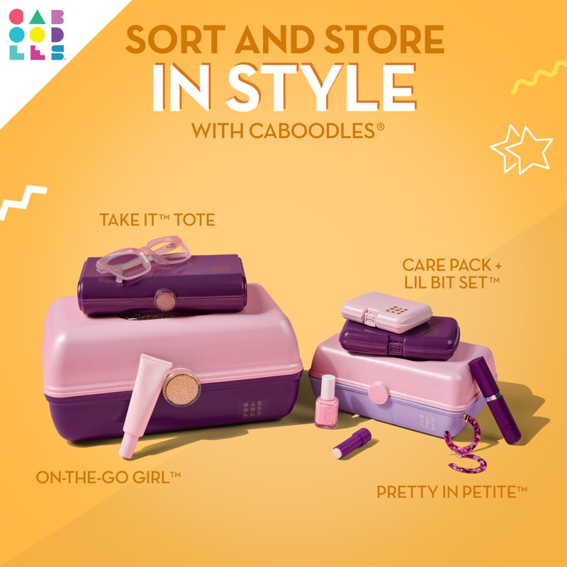 Caboodles Women's Makeup Case, Mustard - Image 3