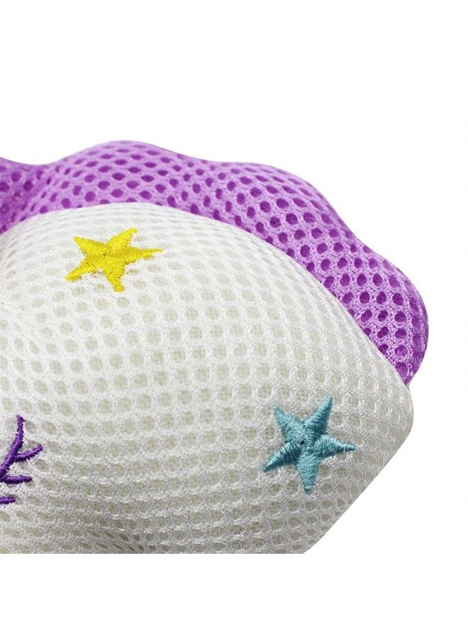 Suillty Unicorn Cartoon Animal Bath Shower Sponge Pouf Loofahs - Eco-Friendly Exfoliating Mesh Brush Mesh Bath Shower Ball Sponge - Exfoliate, Cleanse, Soothe Skin (White) - Image 2
