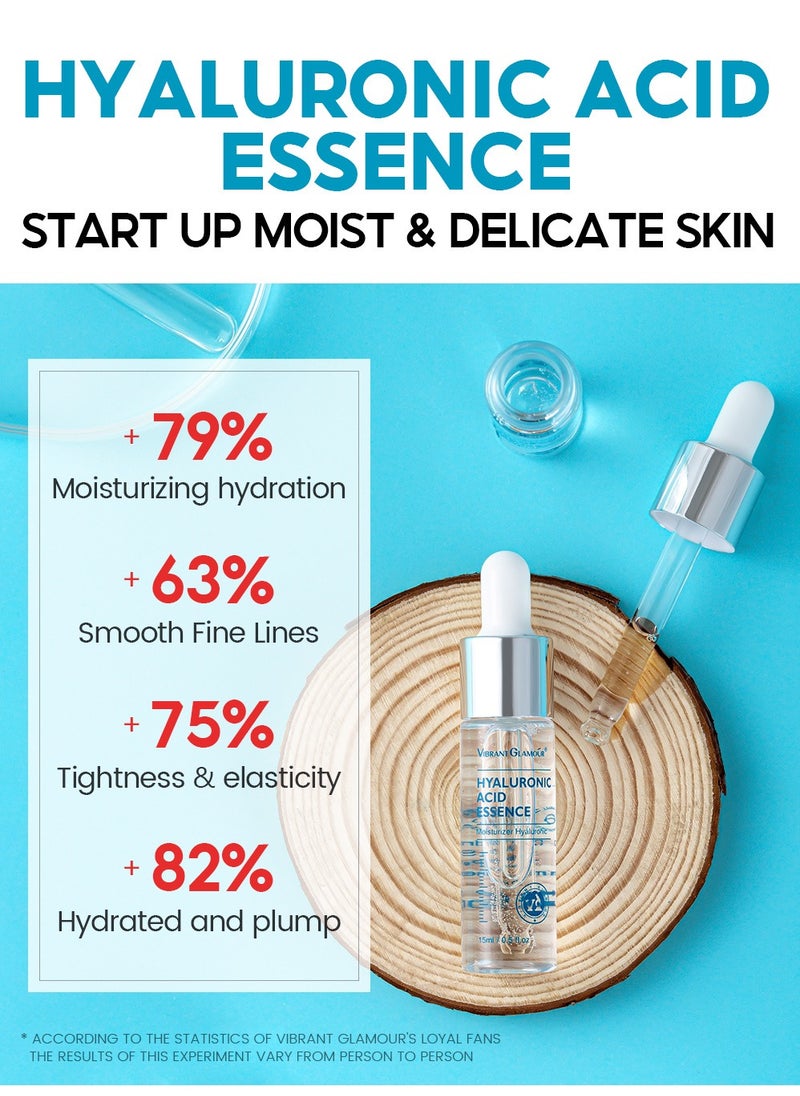 Vibrant Glamour - Vibrant Glamour  Hyaluronic Acid Serum for Intense Hydration, Glowing Skin And Fine Lines Daily Hydrating Face Serum For Women And Men with Dry, Normal And Oily Skin - Image 1