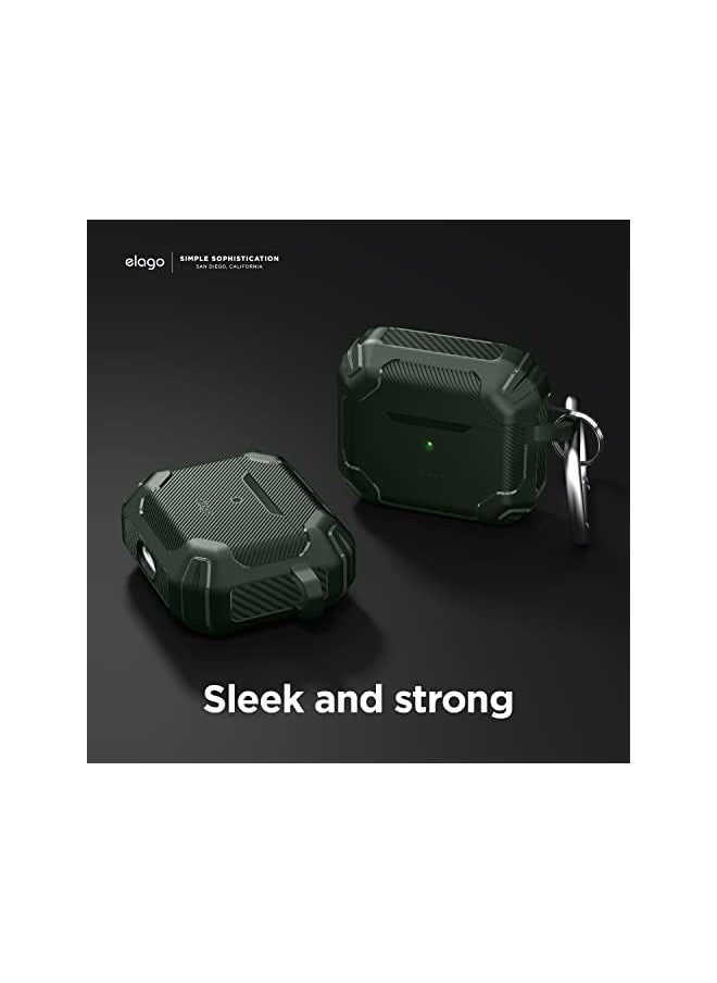 Elago - Air Pods 3 Solid Armor Case Dark Green - Image 1