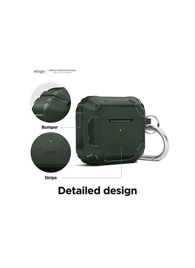 Elago - Air Pods 3 Solid Armor Case Dark Green - Image 1