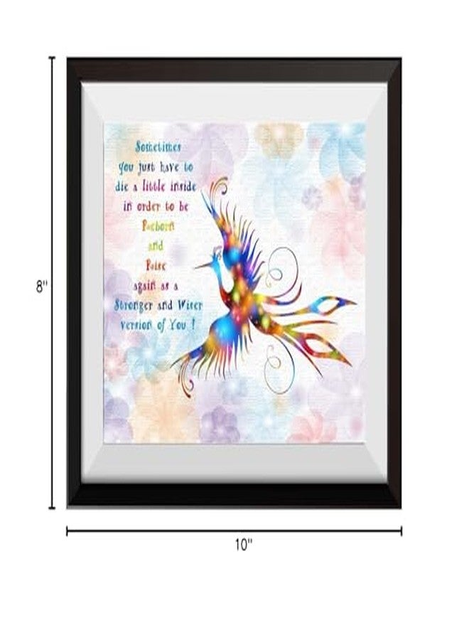 Uhomate Phoenix Bird Home Canvas Prints Wall Art Inspirational Quotes Wall Decor Living Room Bedroom Bathroom Artwork C048 (8X10) - Image 5