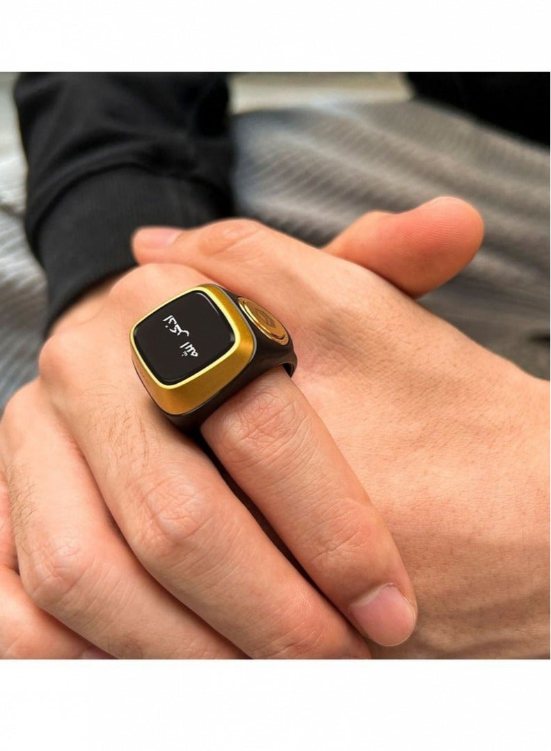 Smart Tasbih Zikr Lite Ring 22mm Black - Image 5