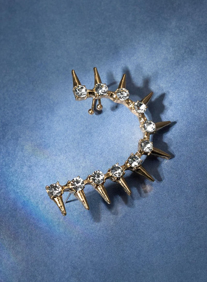 SOHI Spike Artificial Cuff Earring Jewellery