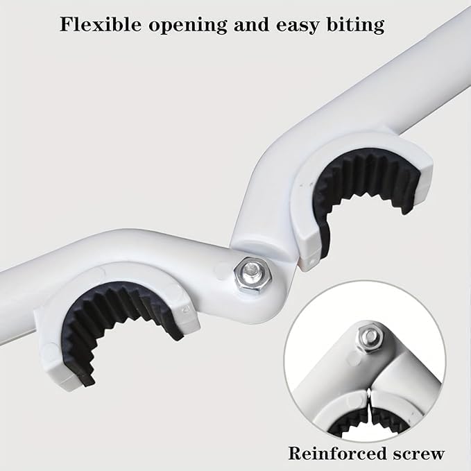 KARMIKA AntiSlip Plumbing Repair Wrench Tool HeavyDuty Adjustable Pipe Wrench for Leak Repair and Plumbing Maintenance Ergonomic Handle NonSlip Grip Durable and Efficient Plumbing Tool - Image 4