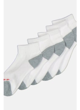 SKECHERS Kids Boy 10 Pairs Brand Logo Quarter Crew Socks, Multicolor  - Image 2