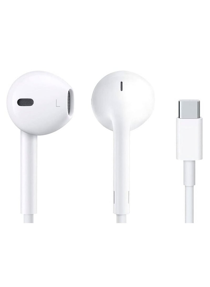 Generic - iPhone Earpods Type-C Compatible with iPhone 16 Pro Max/15 - Image 1