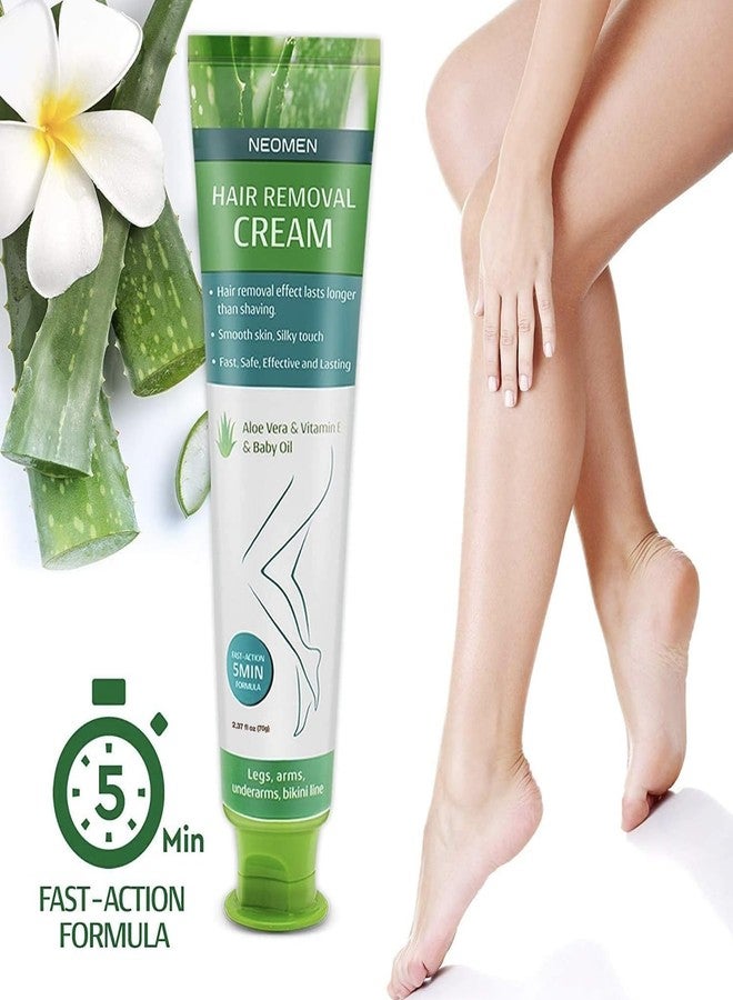 Neomen Hair Removal Cream for Women and Men - Skin Friendly Painless Depilatory Cream For Body & Legs & Bikini, 5 Minutes Fast Action Formula, 3.7 Fl Oz - Image 4